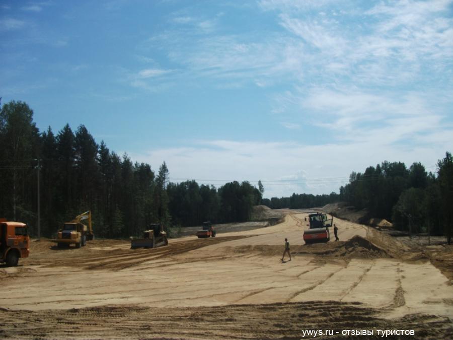 Строительство новой автомобильной дороги до Приозерска