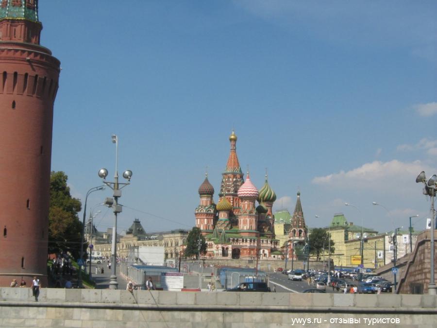Вид на Красную площадь, Храм Василия Блаженного