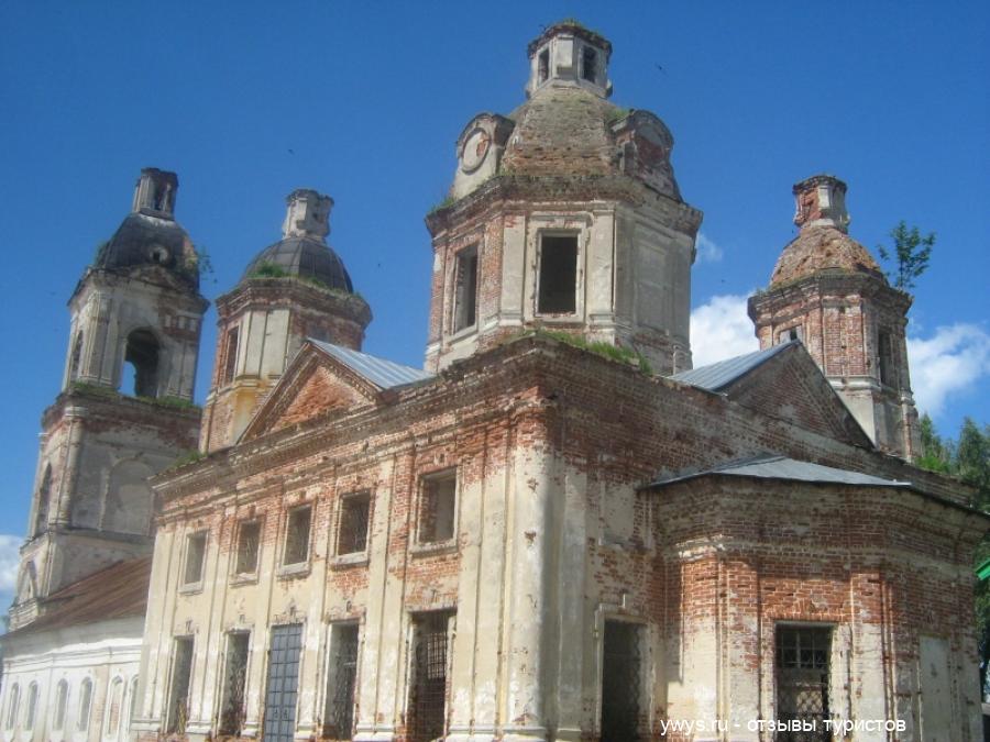 Новое село, разрушенная Церковь Троицы Живоначальной