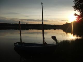 Закат солнца. о.Белоярский, Ладожское озеро
